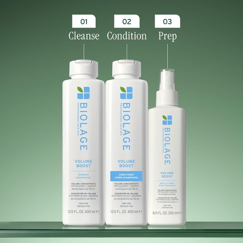 Biolage Volume Boost Volumizing Spray - Root Lift & Fullness for Fine Hair, Paraben-Free, 8.4 Fl Oz