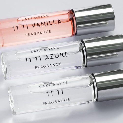 Lake & Skye 11 11 Fragrance Oil Rollerball - Clean Skin Musk, Uplifting Amber Scent - 0.33 fl oz (10mL)