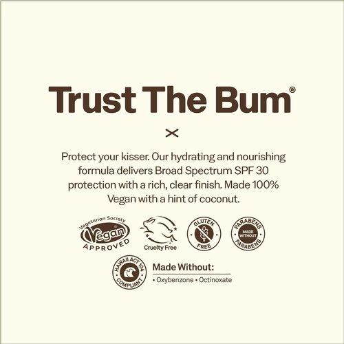 Sun Bum SPF 30 Sunscreen Coconut Lip Balm Sunscreen - Broad Spectrum Moisturizing with Aloe & Vitamin E - Hawaii 104 Act Compliant (Made Without Octinoxate & Oxybenzone) - 0.5 oz