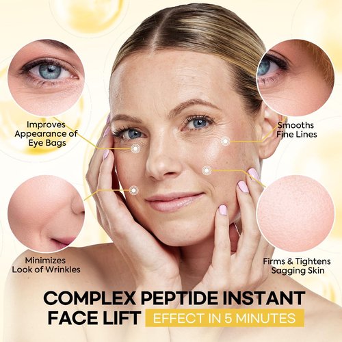 LPH LAB Instant Face Lift Cream: Temporary Face Tightener for Mature Skin (Age 50+) – Visibly Firm & Smooth the Look of Wrinkles Fine Lines – For Bare Skin Use