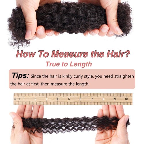 Afro Kinkys Bulk Human Hair for Braiding Mini Twists Braids Locs Dreadlock Extensions Afro Kinky-Curly Human Braiding Hair Bundles For Men Women Kids 16 Inch 2 Bulks 60g #30 Medium Brown Easy to Twist