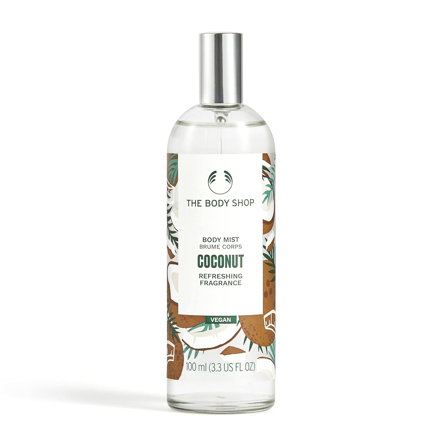 The Body Shop Coconut Body Mist - Refreshing Tropical Scent - Vegan Formula - 3.3 oz