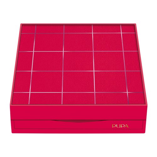 Pupa Milano Pupart M Makeup Palette, 003 Red, 0.6 oz - Makeup Kit - Blush - Concealer - Highlighter - Eyeshadow - Lip Gloss - Lip Cream - Face Makeup