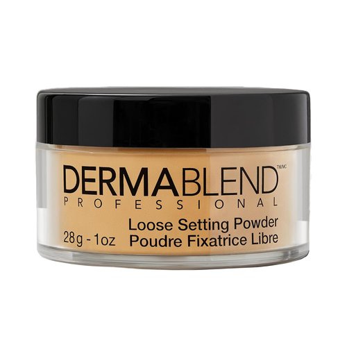 Dermablend Loose Setting Powder - Finishing Face Powder for Light, Medium & Tan Skin Tones