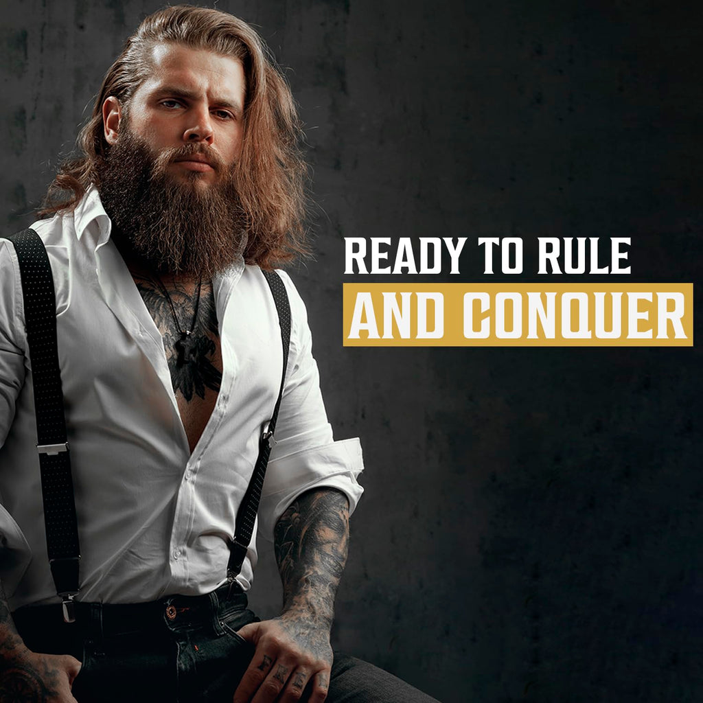 Viking Revolution Beard Wash and Beard Conditioner for Men with Argan Oil and Jojoba Oil - Beard Softener and Strengthener Beard Care Beard Shampoo and Conditioner with Beard Oil (5oz, Sweet Tobacco)