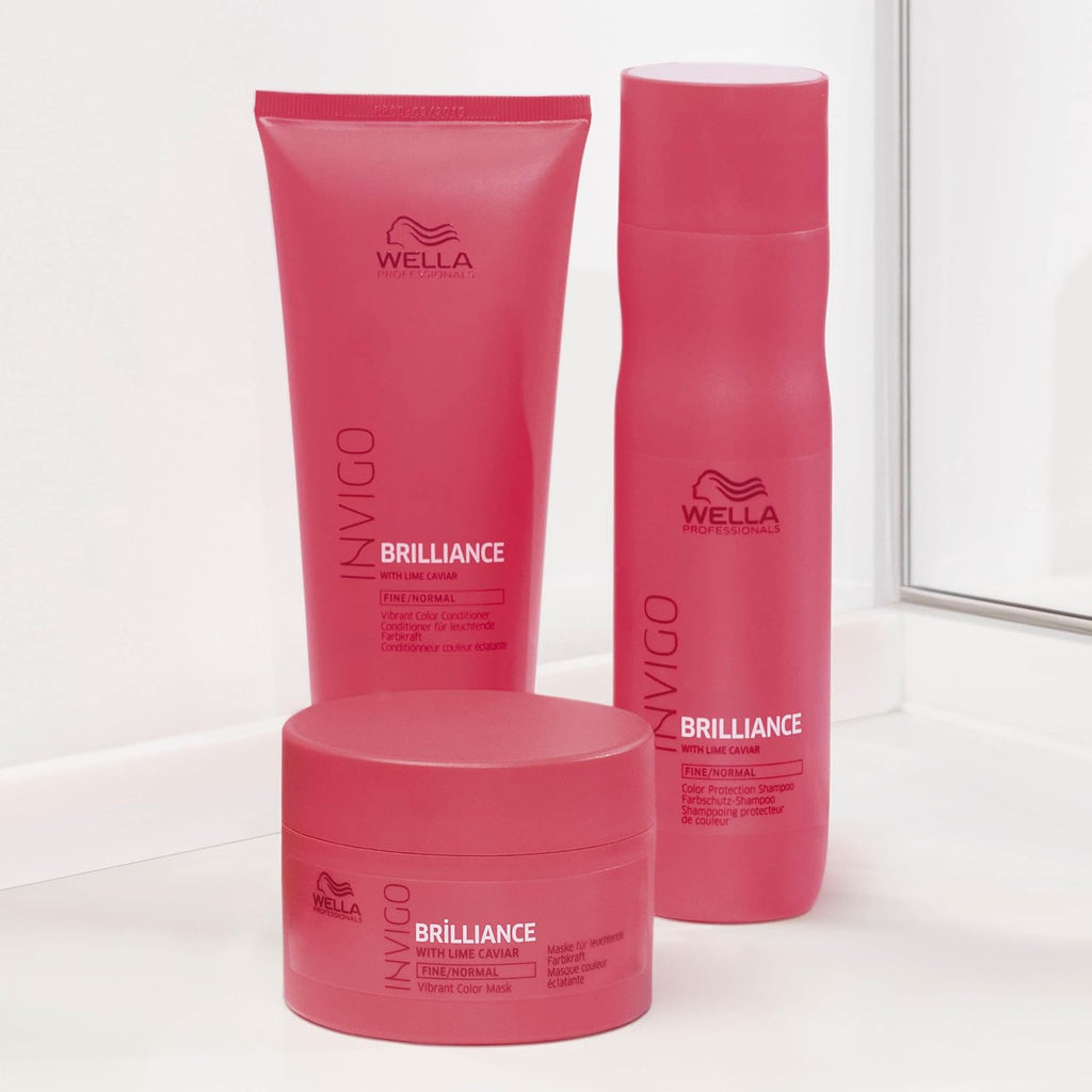 Wella Professionals Invigo Brilliance Hair Mask - Color Vibrancy Conditioning Treatment | 5.07 oz
