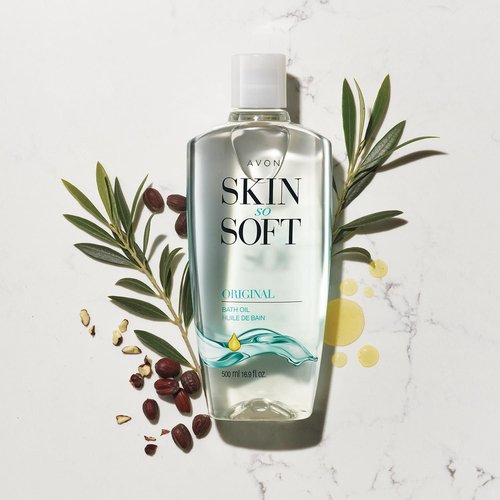 Avon Skin So Soft Original Bath Oil 16.9 oz, Iconic Moisturizing Body Oil