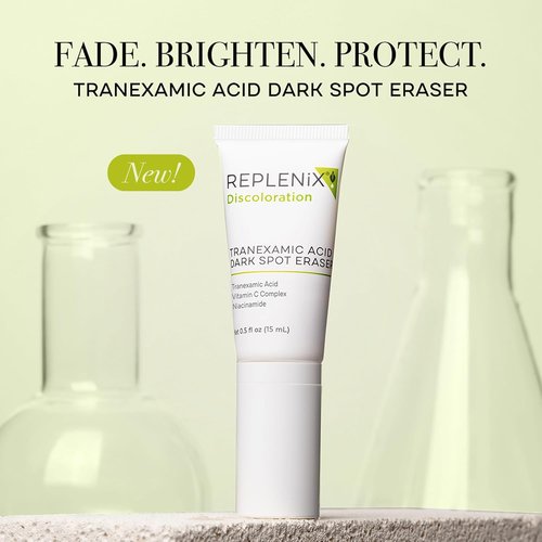 Replenix Tranexamic Acid Dark Spot Treatment - Daily Medical-Grade Serum for Uneven Skin Tone | 0.5 oz
