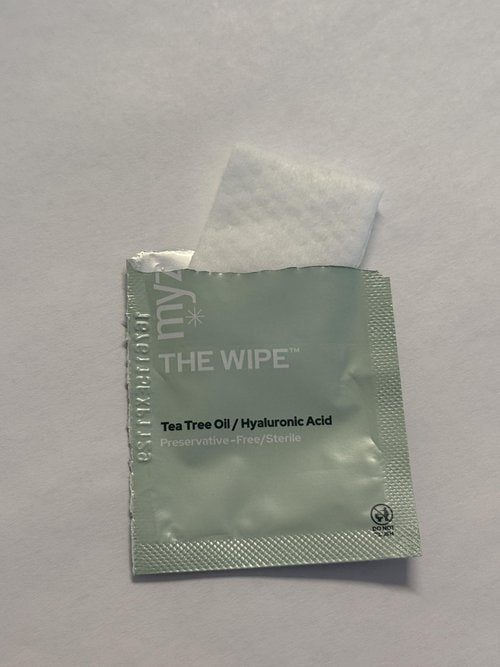 The Wipe™ from myze | Preservative Free Tea Tree Oil & Hyaluronic Acid Eyelid Wipes for Daily Relief | 30ct Sterile Lid Cleaning Wipes