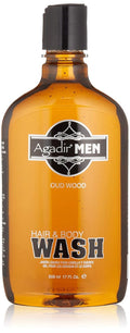 Agadir Men Hair And Body Wash - 17 Ounce | Refreshing All-In-One Cleanser for Men