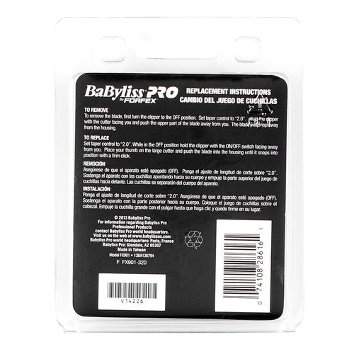 BaBylissPRO FX901 Replacement Blade - Gold/Titanium Micro-Serrated Precision Cutting