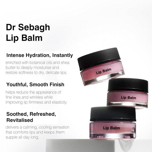 Dr Sebagh Lip Balm - Luxury Hydrating Treatment for Dry & Chapped Lips | 0.5 fl oz Intense Repair