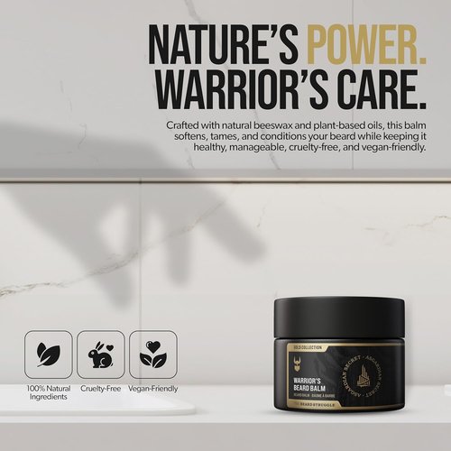 Beard Struggle Warrior’s Beard Balm - Aesir's Triumph | Non-Greasy, Cologne-Grade Fragrance, 50g