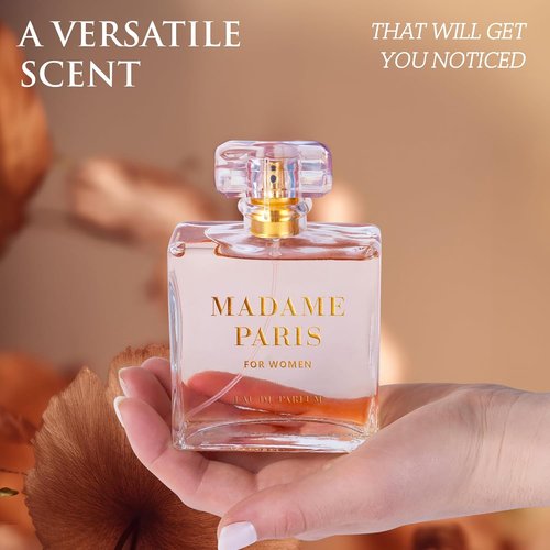 Madame Paris Eau De Parfum for Women - 3.4 Oz Delicate Floral Jasmine & May Rose | Cruelty-Free Fragrance