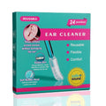Adhesive Ear Cleaner Earwax Removal Tools, Reusable Sticky Ear Swabs, Washable Design, 24 Pack for Gentle Ear Cleaning (Olive Green)