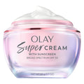 Olay Super Cream - Lightweight Face Moisturizer with SPF 30 | 5-in-1 Hydrating & Brightening Benefits - 1.7 oz