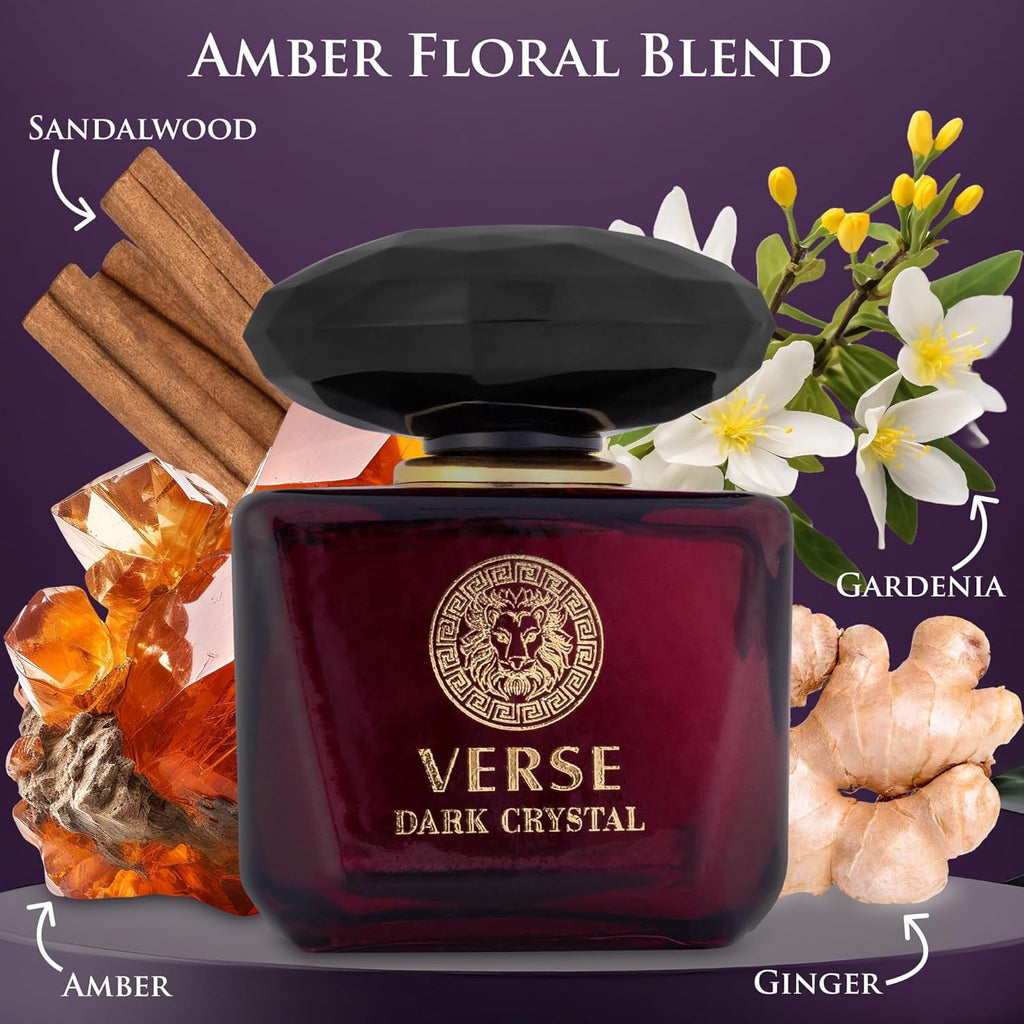 Verse Women's Perfume Set - Luxury Eau De Parfum Collection | 3 Lasting Fragrances in 3.4 Fl Oz Bottles