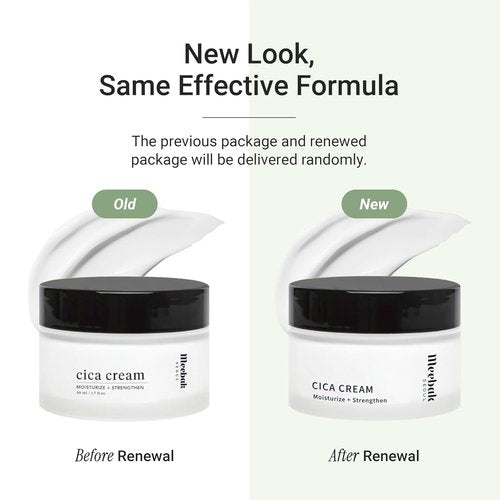 Meebak Cica Cream - Soothing Daily Moisturizer with Niacinamide, Peptides & Retinol | Deep Hydration for Glass Skin