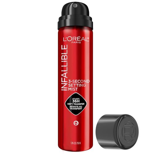 L'Oreal Paris Infallible Setting Spray Mist - Microfine 36HR Wear, Clear Finish, 1.76 oz
