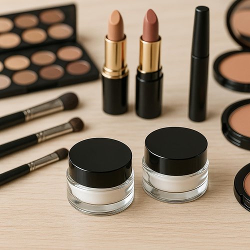 12Packs Glass Jars with Lids Clear Empty Cosmetic Containers Mini Round Makeup Jars with Black Lids and Inner Liners 5g for Storing Lip, Body Scrub. Lotion, Body Butter