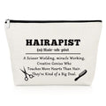 Hair Stylist Gift for Women Makeup Bag Hairdresser Gifts Cosmetology Graduation Presents for Hair Dresser Cosmetic Bags Appreciation Presents for Stylists Barber Hairstylist Retirement Birthday Pouch