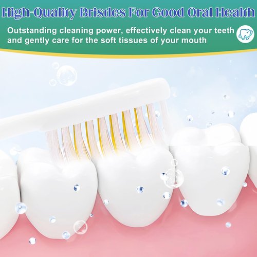Comdian 60 Pcs Toothbrush Bulk Disposable, Travel Toothbrushes Pack, Soft Bristle Individually Wrapped and Good Cleaning for Kids, Adult and The Elderly. Suitable for Hotel, Travel, Home, Donated