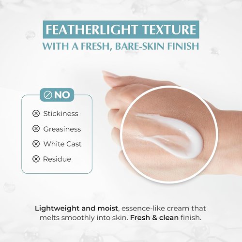 JEU'DEMEURE Anti-Aging SPF 50 Sunscreen Lotion - Lightweight, Non-Sticky Formula for Sensitive Skin | 1.69 fl oz