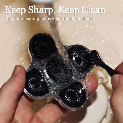 GORLENT 2 Pack Blade Pro Replacement Head Compatible with Remington Balder Pro XR7000, 5 Dual Track Shaver Heads for a Smooth and Close Shave with No-Irritation.
