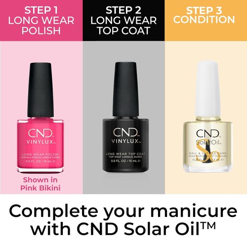 CND Vinylux Pink Nail Polish - Gel-Like Shine & Chip Resistant | 0.5 Fl Oz