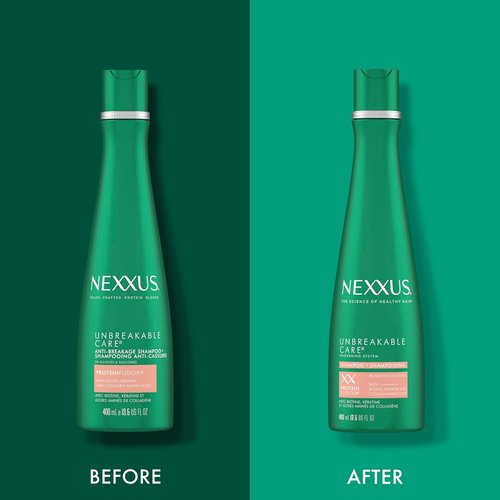 Nexxus Unbreakable Anti-Breakage Shampoo - Strengthens Fine & Thin Hair | 13.5 oz with Duraplex Technology