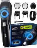 Skiennix Beard Trimmer for Men - 120-Min Cordless Runtime, 0.5mm Precision Dial, Waterproof Hair Clipper Kit