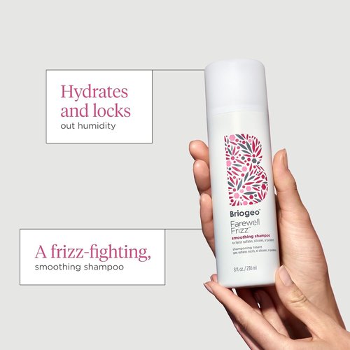 Briogeo Farewell Frizz Smoothing Shampoo - Sulfate-Free Formula for Frizz Control & Shine | Vegan & Cruelty-Free