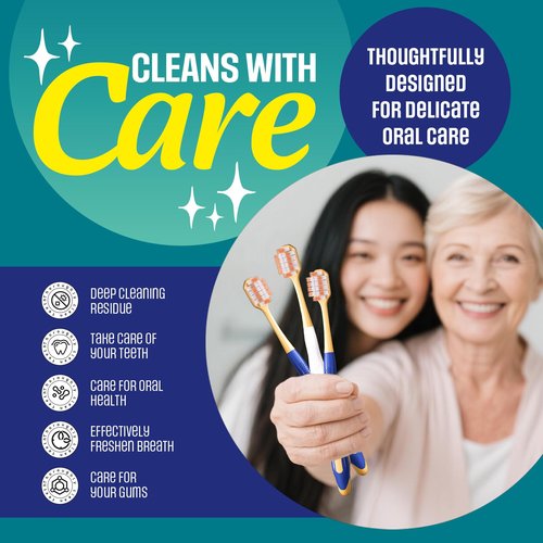 JBEIJIAN Extra Soft Toothbrush for Sensitive TeethWith ，10000 Bristles Nano Toothbrush Soft Bristles for Sensitive & Receding Gums, Perfect for Whiter Teeth, 6 Pack