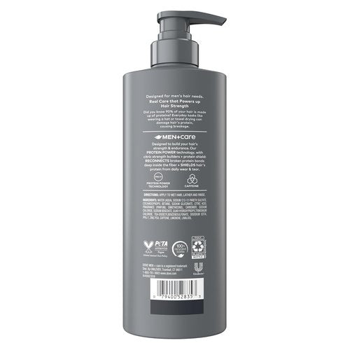 Dove Men+Care Shampoo - Hydration Fuel for Moisture & Smooth Hair with Caffeine | 18 FL OZ