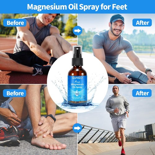 Pure Magnesium Oil Spray & Lotion Set - Unscented, Non-Greasy Relief for Sleep & Muscle Relaxation | 100% Magnesium Chloride with Arnica & Lavender
