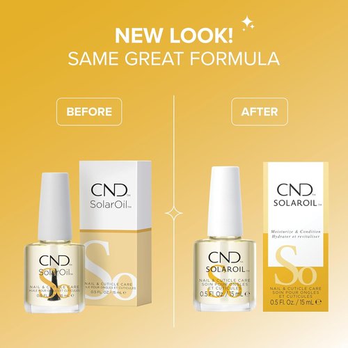 CND SolarOil Cuticle Oil - Natural Jojoba & Vitamin E Blend for Moisturized Skin | 15ml