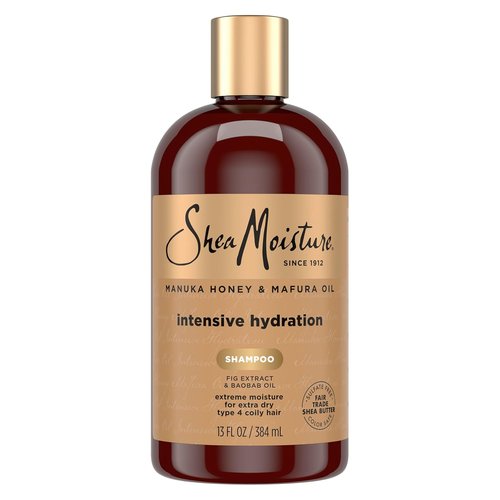 SheaMoisture Intensive Hydration Shampoo - Manuka Honey & Mafura Oil for Dry, Damaged Hair | 13 fl oz