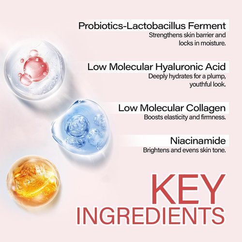 TEULN Bio-Collagen Face Mask, 8 Pack Real Deep Hydrating Collagen Overnight Mask, Pore Minimizing, Elasticity Improvement, Face Masks Skincare, Facial Sheet Masks for Skin care and Moisturizing.