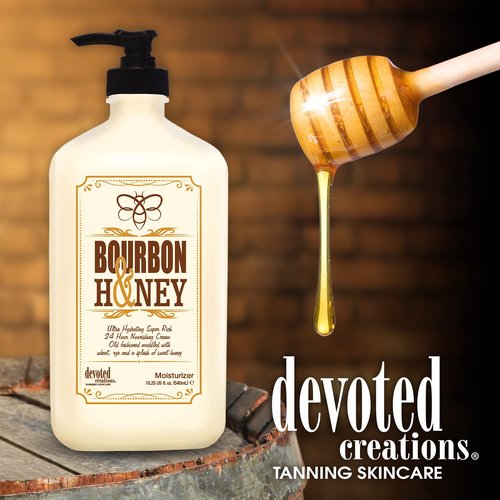 Devoted Creations Bourbon & Honey Moisturizer - Hydrating Formula | 18.25 oz for Luxurious Skin