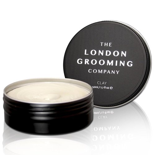 London Grooming Company Hair Clay for Men - Firm Matte Finish, All-Day Hold | Easy Wash Out | 1.7 Fl Oz (50ml)