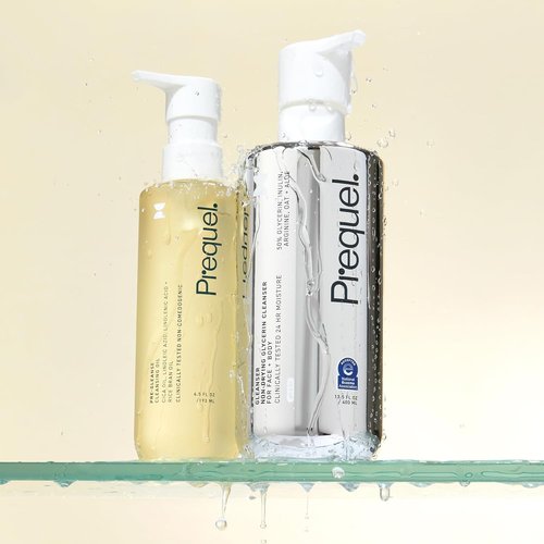 Prequel Skin Pre-Gleanse Oil Cleanser - Gentle Double Cleansing Formula with Cica | 6.5oz for All Skin Types