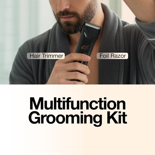 OTY Kit Head Shaver & Body Trimmer - Waterproof 8-in-1 Grooming Kit for Men | Complete Bald Grooming Solution
