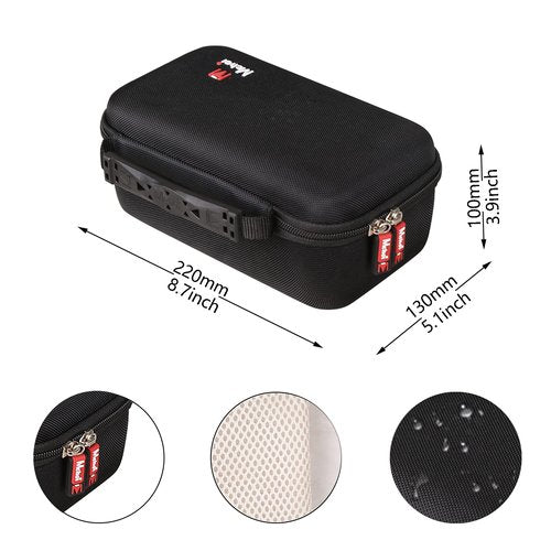 Mchoi Travel Case Suitable for AidallsWellup Men’s 5-in-1 /FlexSeries Electric Head & Body Hair Shaver, Travel Protective Shaver Carrying Case Only