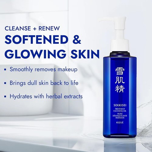 SEKKISEI Cleansing Oil - Gentle Facial Cleanser & Makeup Remover | 5.4 Ounce