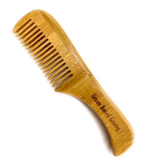 Naturally Normal Bamboo Mustache Comb (4-Pack) – Sustainable Wood Combs that Plant Trees by Green Beard Grmng