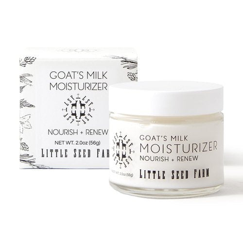 Little Seed Farm Goat's Milk Face Moisturizer - Organic All-Natural Cream for Hydration - 2 Ounces