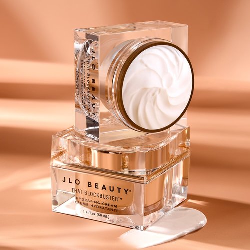 JLO BEAUTY Hydrating Face Moisturizer Cream, Hyaluronic Acid & Peptide Infused Skin Care, Moisturizer Face Cream for Women, Day & Night Formula to Visibly Smooth Fine Lines, That Blockbuster, 1.7 Oz