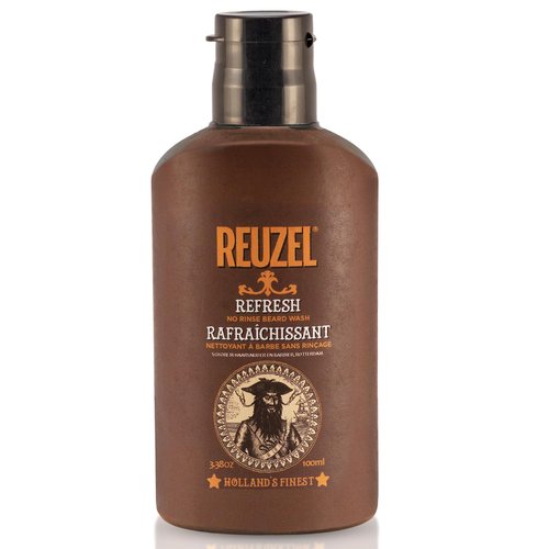 Reuzel Refresh No Rinse Beard Wash, Instantly Freshens Beard, 3.38 oz