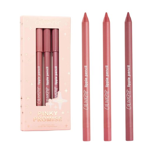 ColourPop Lippie Lip Pencil Kit - High-Pigment, Long-Lasting Lip Liner in 3 Shades | Oh Snap, Five Stars & Me Again