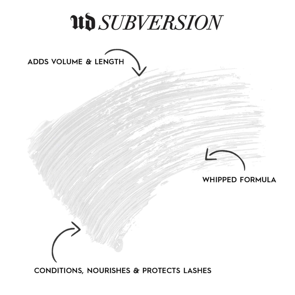 Urban Decay Perversion Mascara & Subversion Eyelash Primer Bundle - Volumizing & Lengthening - Bold Lash Effect